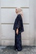 KURUNG DAHLIA BLACK MARBLE