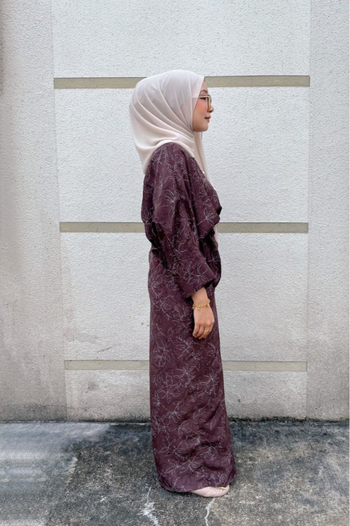 KURUNG DAHLIA DEEP BROWN