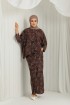 KURUNG DAHLIA DEEP BROWN