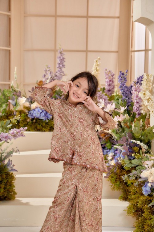 KURUNG MELUR KID OLIVE EARTH