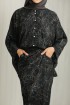 KURUNG DAHLIA BLACK MARBLE