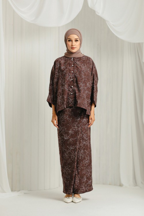 KURUNG DAHLIA DEEP BROWN