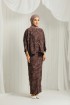 KURUNG DAHLIA DEEP BROWN