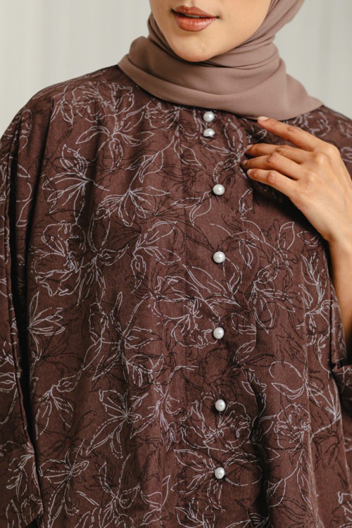 KURUNG DAHLIA DEEP BROWN