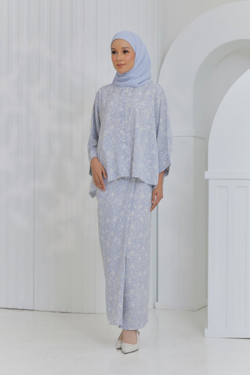 KURUNG DAHLIA BLUE PANSY