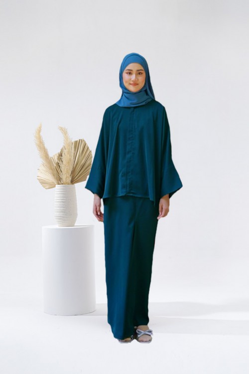 ANNA KURUNG-DARK TEAL