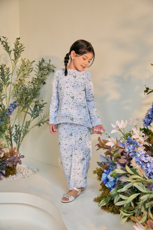 KURUNG AZALEA KIDS - POWDER BLUE