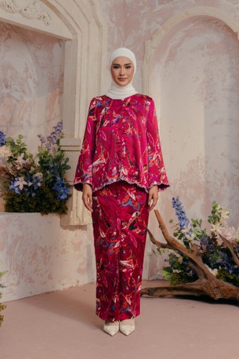 KURUNG MELUR MAROON PINK