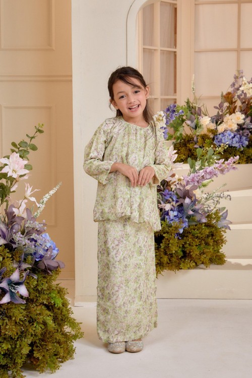 KURUNG LAURA KIDS GLOWING LIME